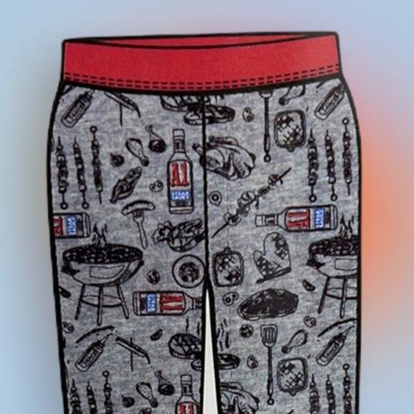 A1 STEAK SAUCE Men’s 2XL Jogger Style Pajama Bottoms - Picture 3 of 3